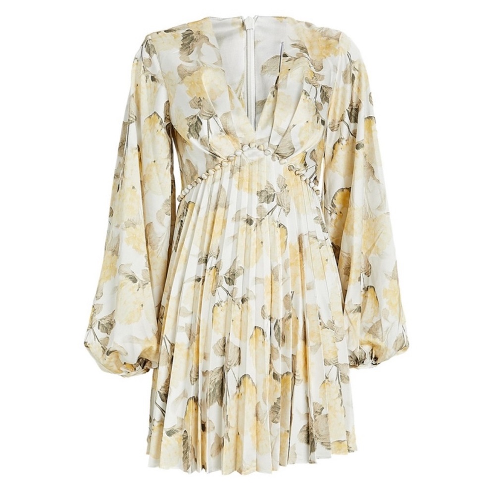 Acler balloon sleeve mini dress